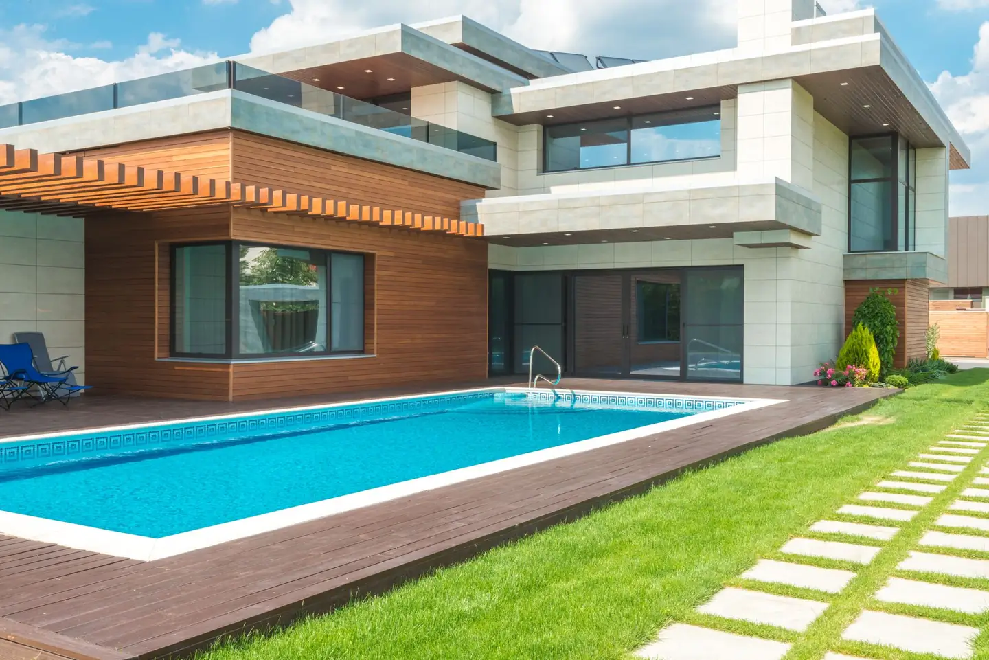 Swimming pool built in Cumbo, NSW